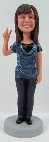 Casual Female Bobblehead #27 - National Bobblehead HOF Store