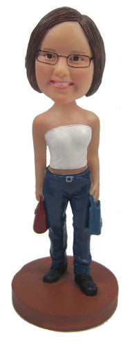 Casual Female Bobblehead #9 - National Bobblehead HOF Store
