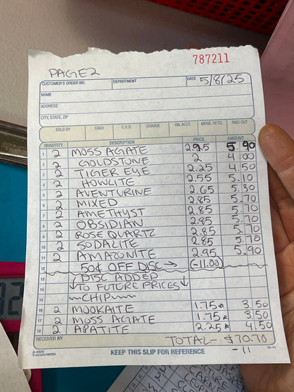 @causticwanderer Wholesale Live Sale Invoice *UPDATED*