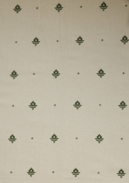 Cava Pepper Green | 100% Cotton Sheer Printed | Light Filtering Fabric
