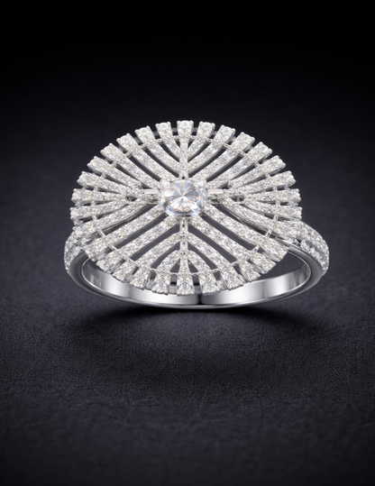 Celestia Radiant Burst Diamond Ring