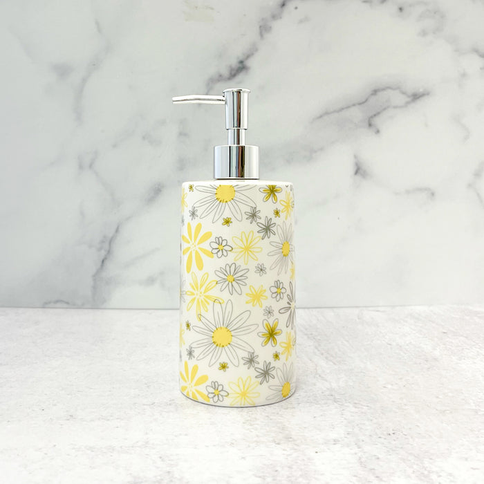 Ceramic Daisy Soap Pump