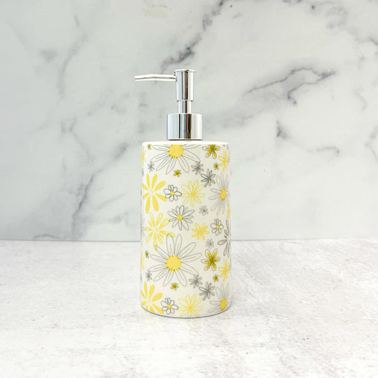 Ceramic Daisy Soap Pump