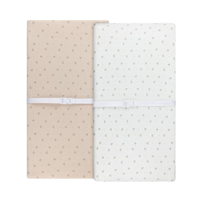 Combed Cotton Floral Pad Covers
