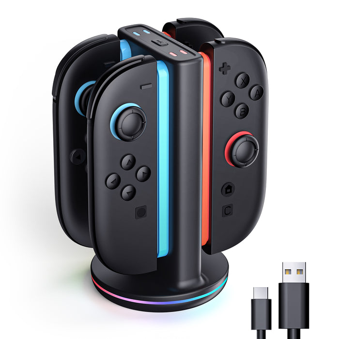 Charging Dock for Nintendo Switch 2 Joy-Con Controllers-Black