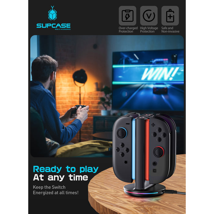Charging Dock for Nintendo Switch 2 Joy-Con Controllers-Black