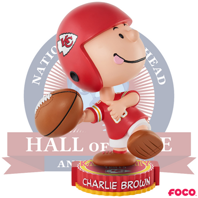 Charlie Brown Peanuts Bighead NFL Bobbleheads