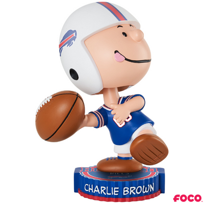 Charlie Brown Peanuts Bighead NFL Bobbleheads