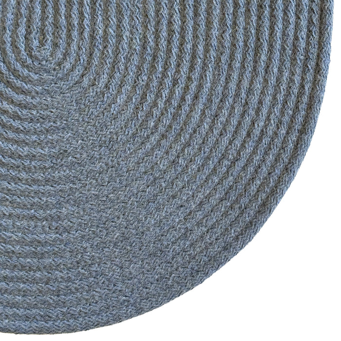 Chatham Federal Blue Braided Rug Oval image