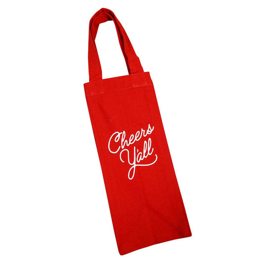 Cheers Y'all Wine Bag
