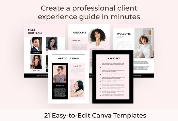 Ladystrategist Chic Service Providers Canva Bundle instagram canva templates social media templates etsy free canva templates