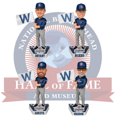 Chicago Cubs 2016 World Series Fly the W Bobbleheads - National Bobblehead HOF Store