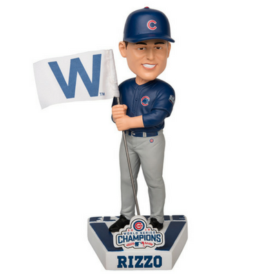 Chicago Cubs 2016 World Series Fly the W Bobbleheads - National Bobblehead HOF Store
