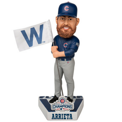 Chicago Cubs 2016 World Series Fly the W Bobbleheads - National Bobblehead HOF Store