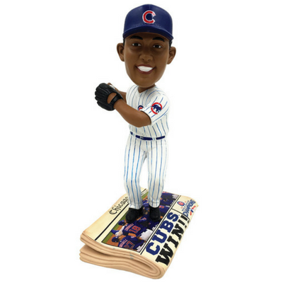 Chicago Cubs 2016 World Series Newspaper Bobbleheads - National Bobblehead HOF Store