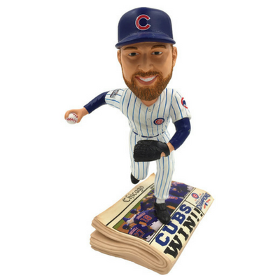 Chicago Cubs 2016 World Series Newspaper Bobbleheads - National Bobblehead HOF Store