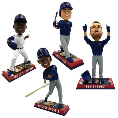 Chicago Cubs 2016 World Series Ticket Base Bobbleheads