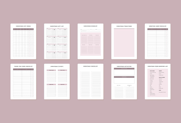Ladystrategist Christmas Canva Planner Template instagram canva templates social media templates etsy free canva templates