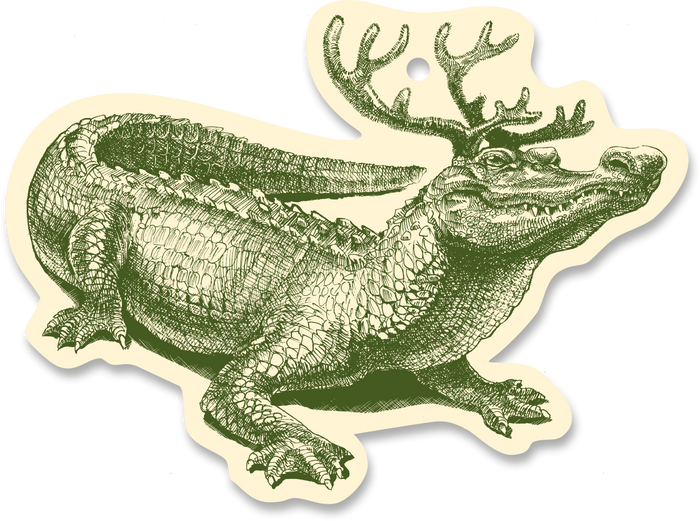Christmas Gator Ornament