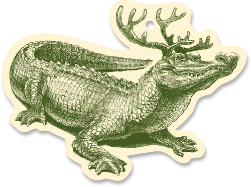 Christmas Gator Ornament