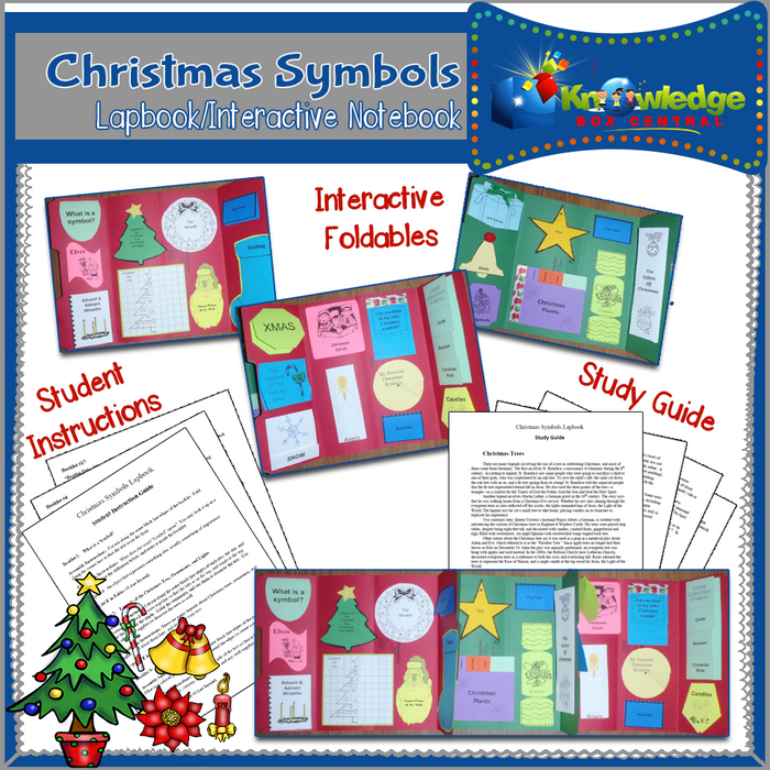 Christmas Symbols Lapbook