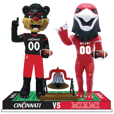 Cincinnati vs. Miami Football Rivalry Bobblehead