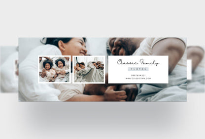 Ladystrategist Classic Family Photos Facebook Cover for Photographers Editable Canva Template instagram canva templates social media templates etsy free canva templates