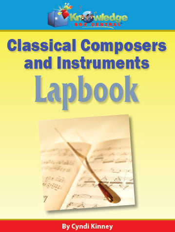 Classical Composer & Instruments Lapbook - PRINTED