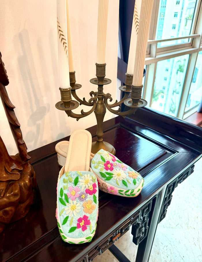Classy Ivory Mules