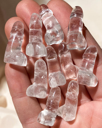 Clear Quartz Mini Phallus Dickstal