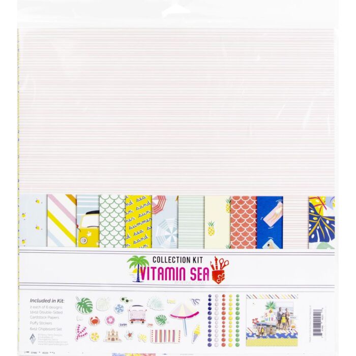 Collection Kit 12"X12" Vitamin Sea by Fancy Pants Design