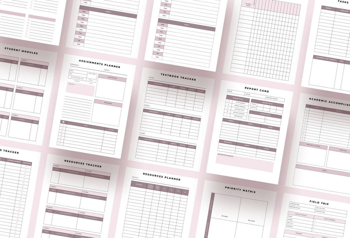 Ladystrategist College Professor Planner Canva Template instagram canva templates social media templates etsy free canva templates