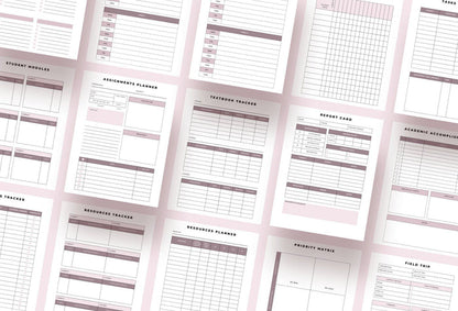 Ladystrategist College Professor Planner Canva Template instagram canva templates social media templates etsy free canva templates