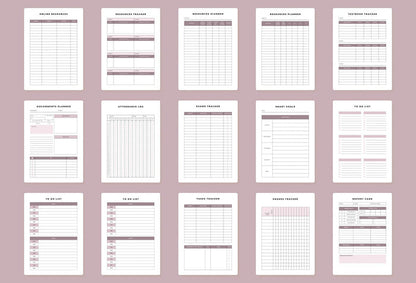 Ladystrategist College Professor Planner Canva Template instagram canva templates social media templates etsy free canva templates