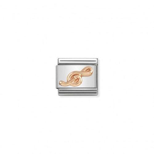 Composable Classic Link 9k Rose Gold Treble Clef