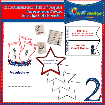 Constitutional Amendments Interactive Foldable Booklets Amendments 1-27