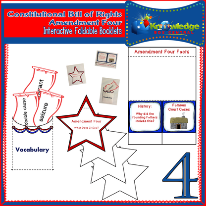 Constitutional Amendments Interactive Foldable Booklets Amendments 1-27