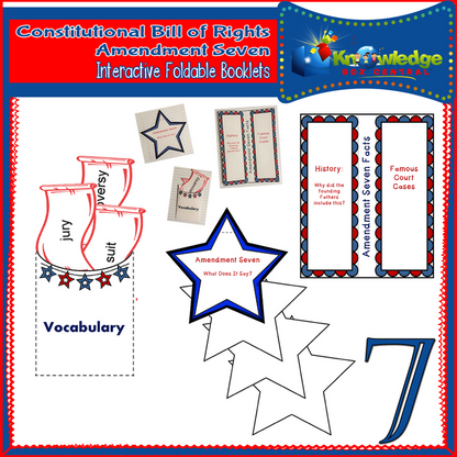 Constitutional Amendments Interactive Foldable Booklets Amendments 1-27