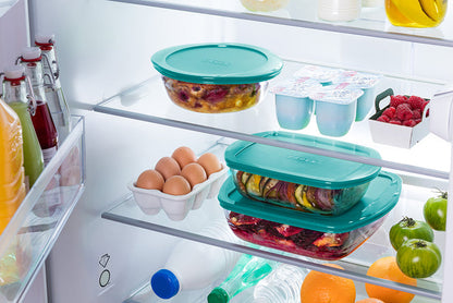 Cook & Store - Rectangular glass ham container with lid
