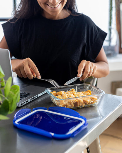 Cook&Go – Set of 2 leakproof rectangular storage containers