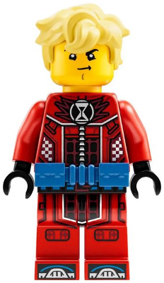 Cooper - Red Racing Suit, Blue Utility Belt, Hair
