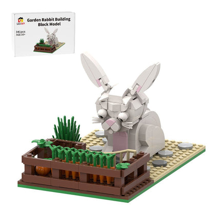 Countryside Rabbit with Garden Klemmbausteine - LesDiy - Klemmbausteine