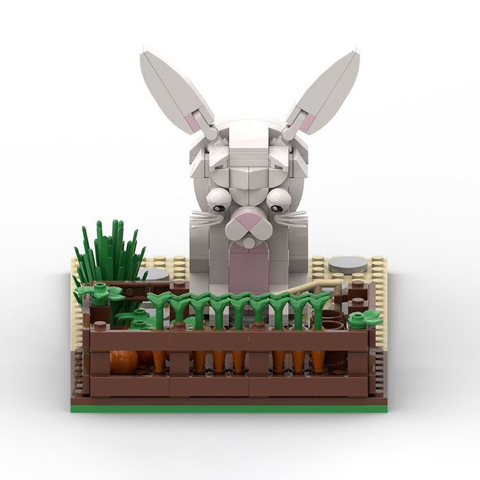 Countryside Rabbit with Garden Klemmbausteine - LesDiy - Klemmbausteine