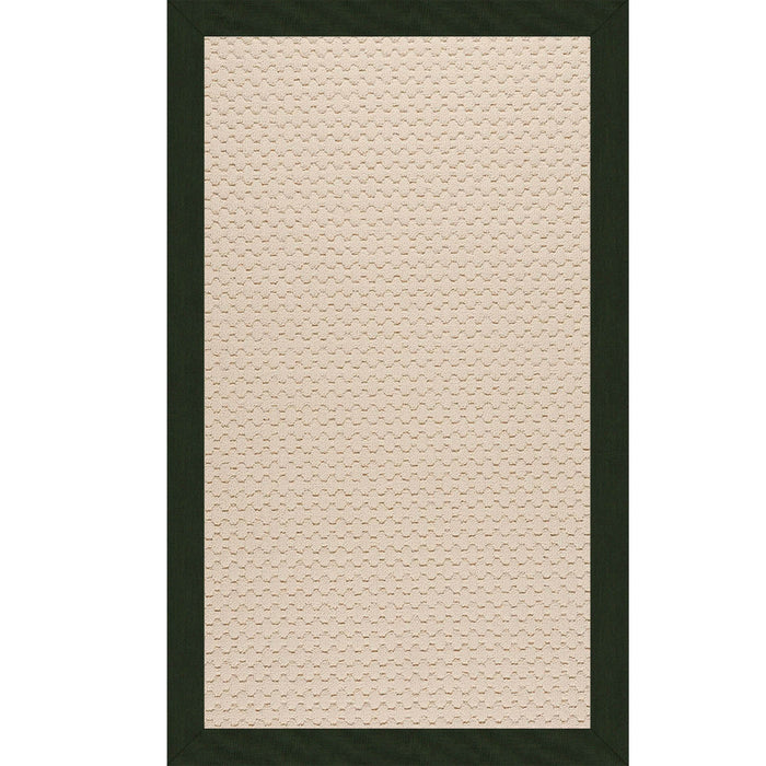 Creative Concepts-Beach Sisal Canvas Fern Indoor/Outdoor Bordere Rectangle image