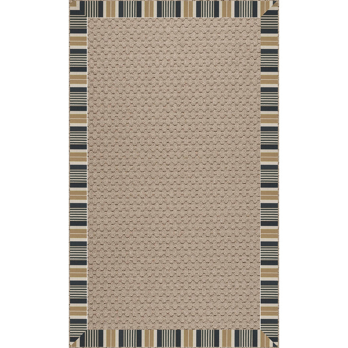 Creative Concepts-Grassy Mtn. Long Hill Ebony Indoor/Outdoor Bordere Rectangle image