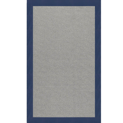 Creative Concepts-Plat Sisal Canvas Navy Indoor/Outdoor Bordere Rectangle image