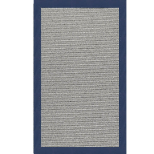 Creative Concepts-Plat Sisal Canvas Navy Indoor/Outdoor Bordere Rectangle image