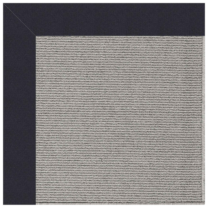 Creative Concepts-Plat Sisal Canvas Navy Indoor/Outdoor Bordere Rectangle image