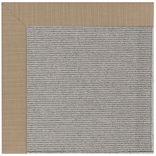 Creative Concepts-Plat Sisal Dupione Sand Indoor/Outdoor Bordere Rectangle Corner image