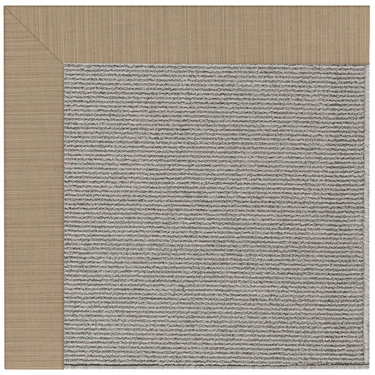 Creative Concepts-Plat Sisal Dupione Sand Indoor/Outdoor Bordere Rectangle Corner image